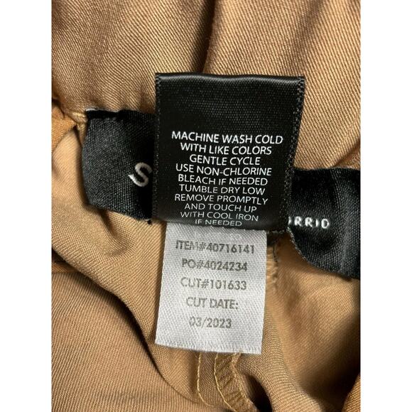 Torrid Wide Leg City Twill High Rise Pants Womens Size 26 Camel Tan Zip Fly - Picture 4 of 7